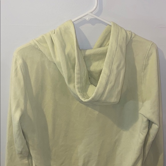 super light lime green/yellow PINK zip up hoodie - Picture 2 of 4